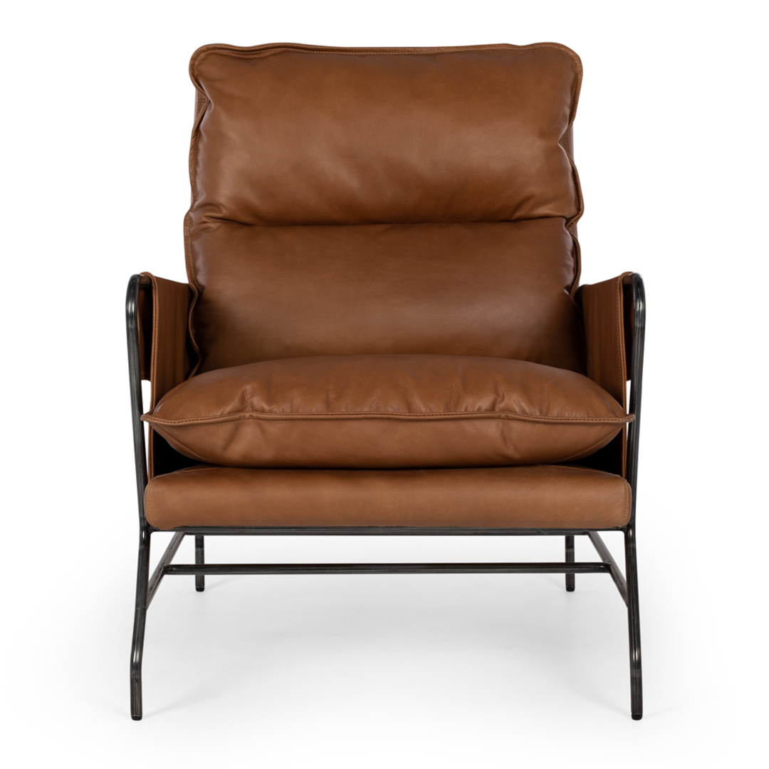 Norse Armchair Tobacco Leather image 1